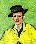 Vincent Van Gogh portratt av armand roulin painting
